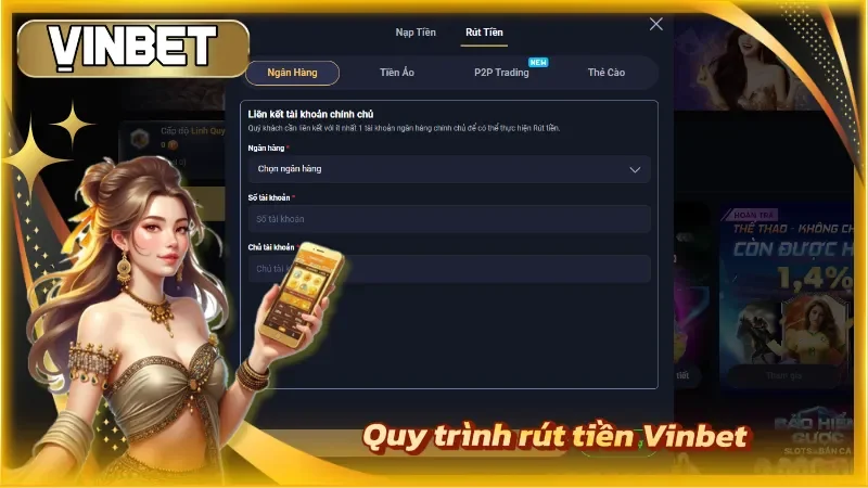 Các bước thực hiện được tối ưu nhằm hỗ trợ nhận tiền nhanh và hạn chế sai sót